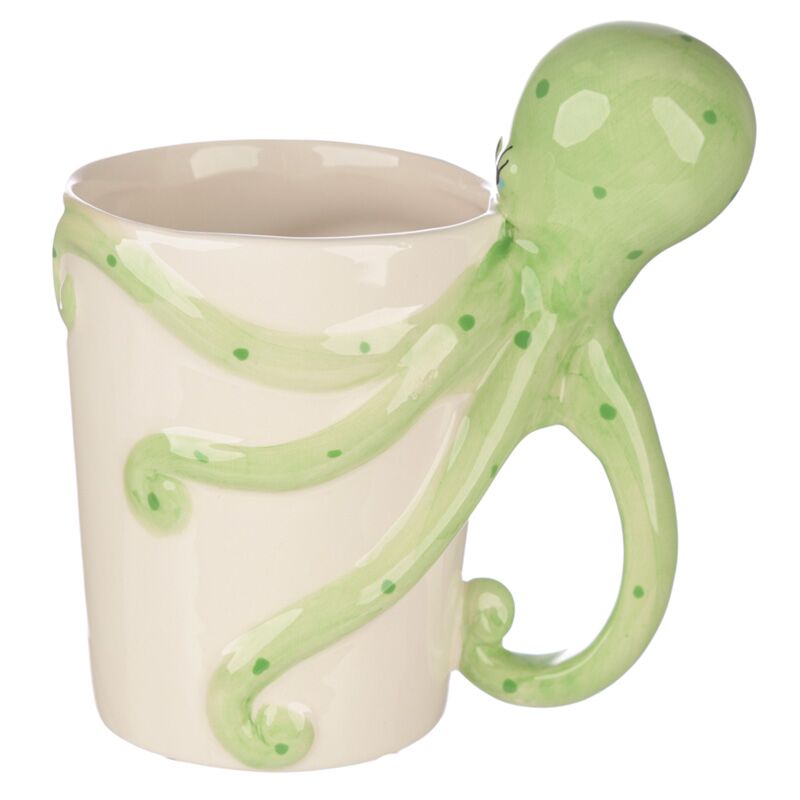 Lisa Parker Octopus geformte Griff Keramikbecher
