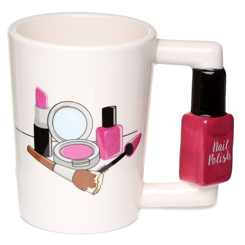 Nagellack - geformter Griff Keramikbecher