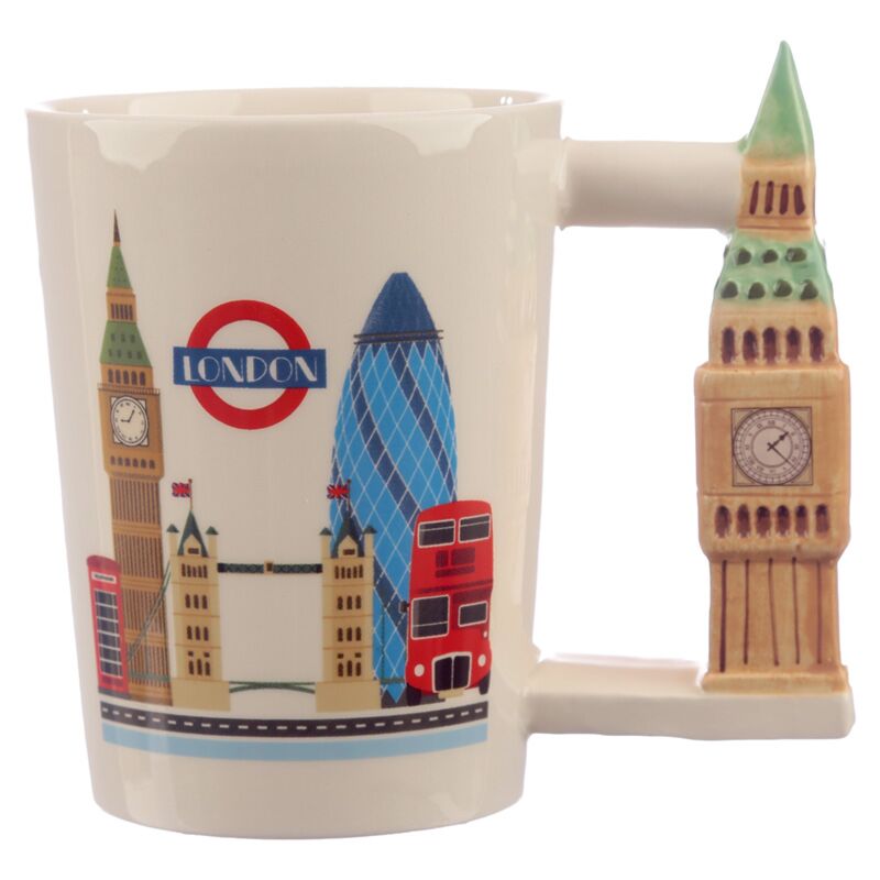 Big Ben London - Formed Griff Keramikbecher