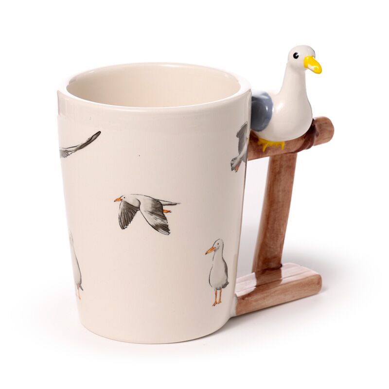 Möwen-Boje-Griff Keramikbecher