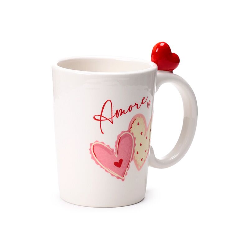 Amore Harts-Keramikbecher mit Henkel