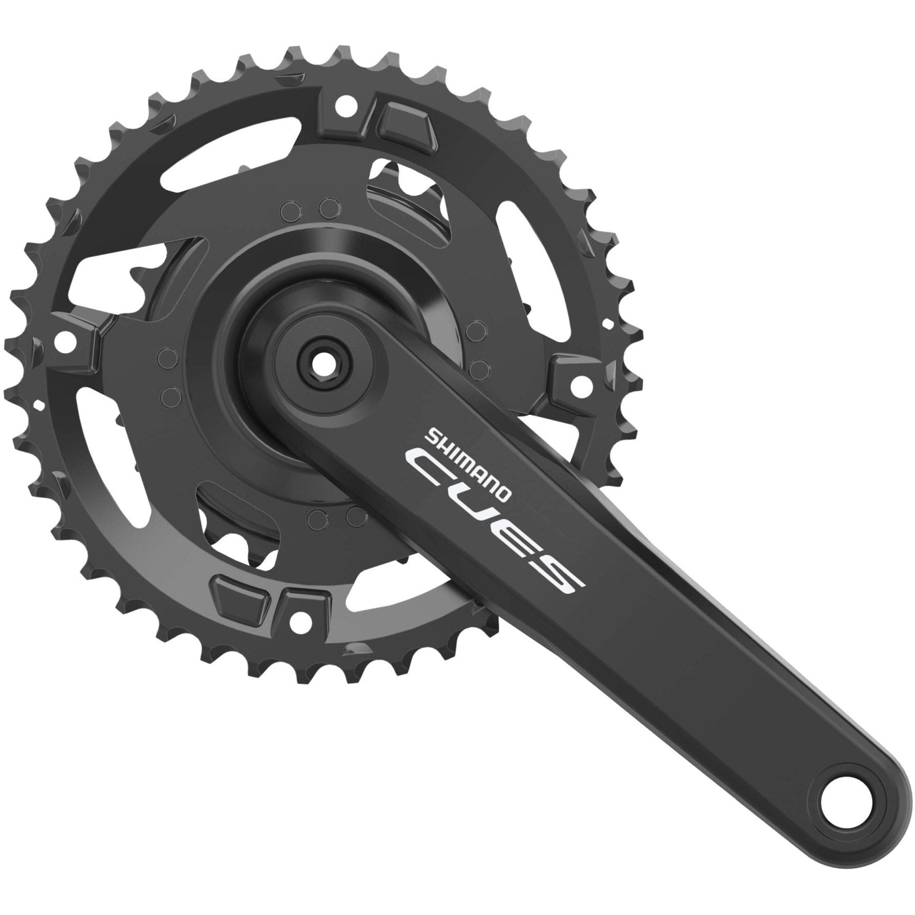 Shimano Cranket Cues 9 10 11V 170 mm 40-26 Schwarzer OEM