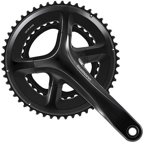 Shimano Kurbelgarnitur RS520 12V 34-50T 175mm schwarz OEM