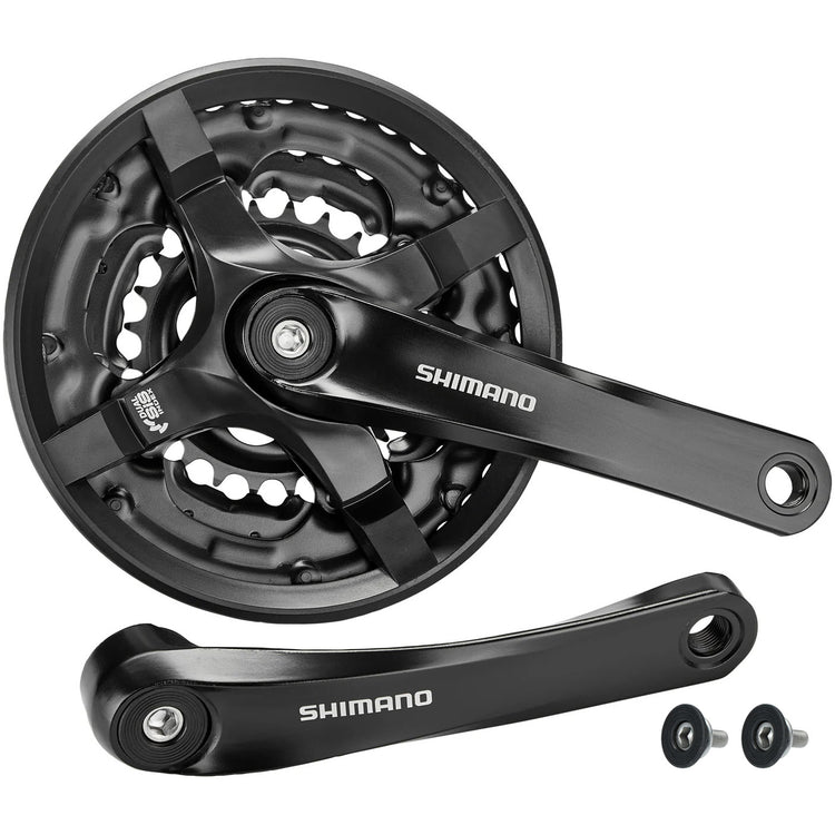 Shimano Kurbelgarnitur Tourney 6 7 8V 24 34 42T 170mm schwarz OEM