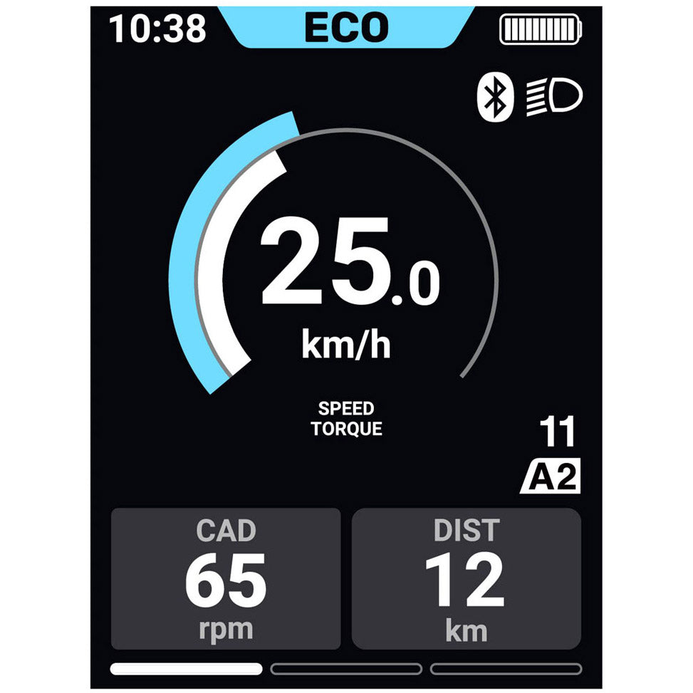 Shimano Anzeigestufen SC-EN610 Schwarz OEM