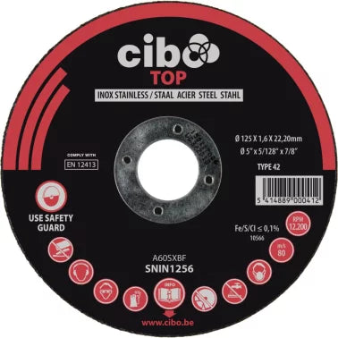 Cibo dss 125x1,6x22,2 Oberkante | 25 Stk