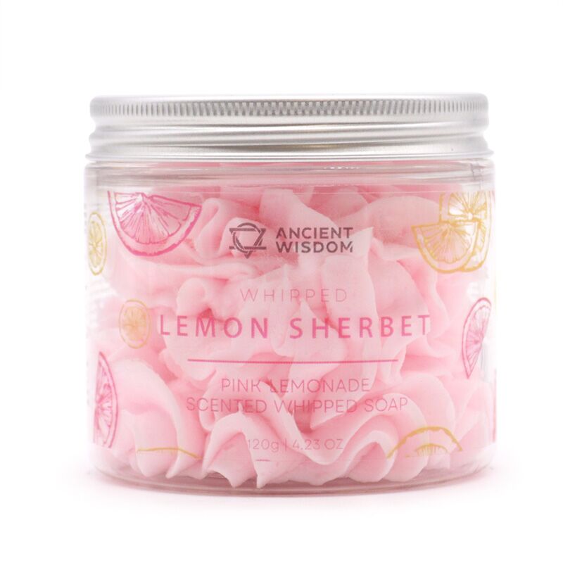 Pink Limonade Sherbet Pot mit Schlagseife Körperwash