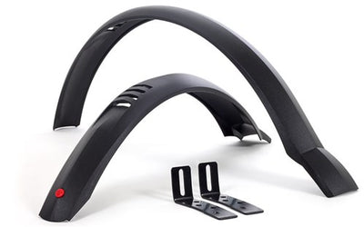 Schutzblechset Taipan MTB 20 Zoll 50 mm schwarz