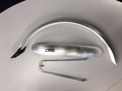 Eurofender -Kotflügel 24 Zoll 58 PVC Silver Eurofender