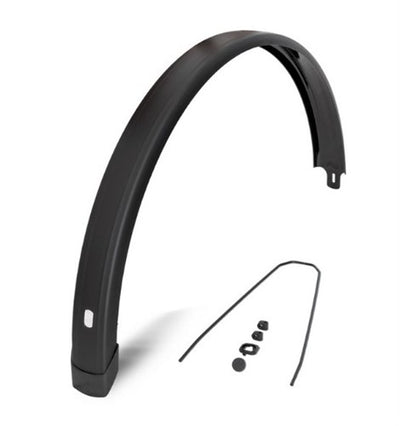 Eurofender Hinterradkotflügel 28 Zoll 72 mm flach mattschwarz Tempo Squa
