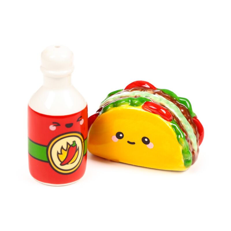 Frida de Taco heiße Sauce Foodiemals Pfeffer und Salzset