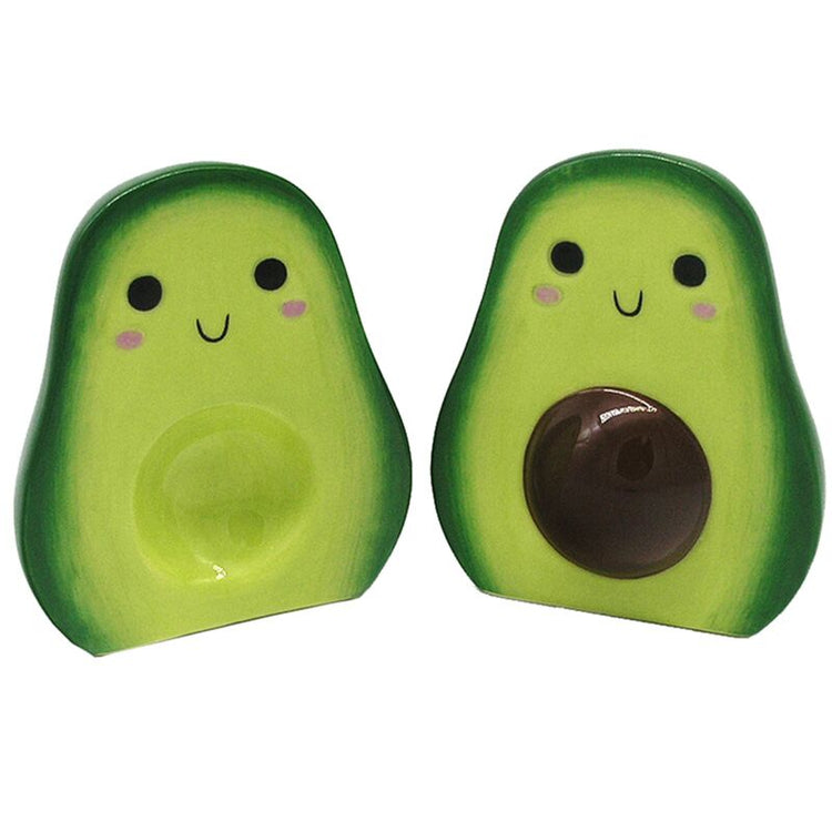Avocado-Keramik-Salz-Pfeffer-Set