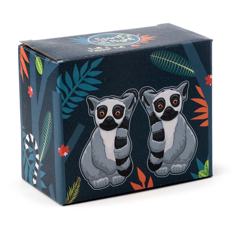 Lemur Keramikpfeffer und Salzset