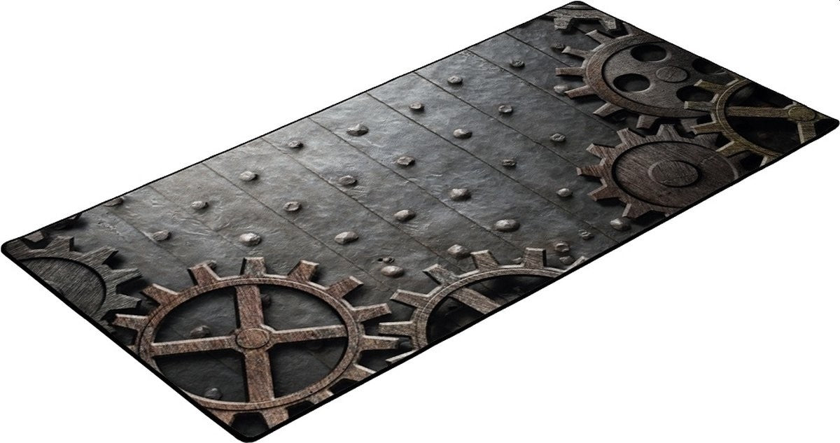 Spielmatte: rostige Zahnräder 120x60 cm (01529)