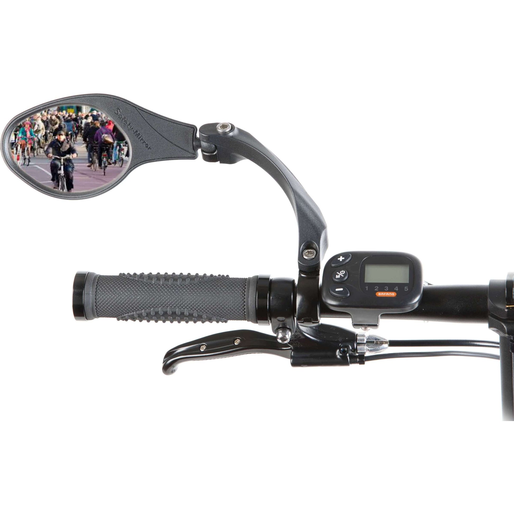 Mirage Lenkerspiegel links 9 cm schwarz