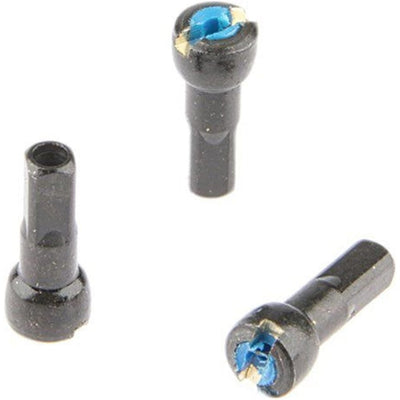 Alpina Spaak Nippel mit runden Kopf 14g 15,0 mm 4 FG 2.3 ABS Messing Black (144 Stücke)