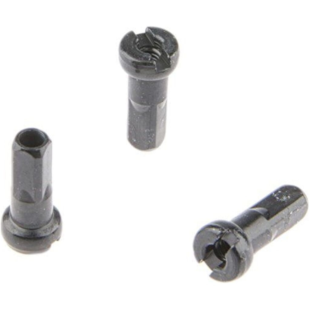 Alpina Speichen-Nippel 14G ø4mm M2.3 12.3mm lang schwarz (144 Stück)