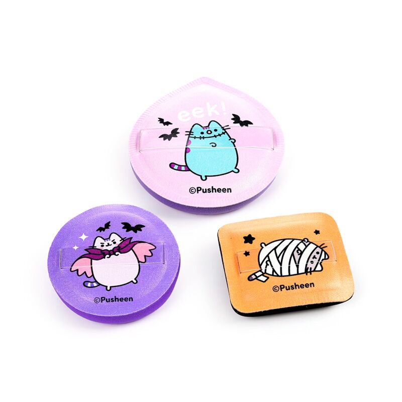 Pusheen die Katze Halloween -Set von 3 Make -up -Schwämmen