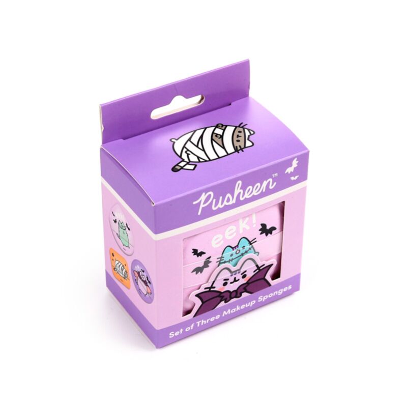 Pusheen die Katze Halloween -Set von 3 Make -up -Schwämmen