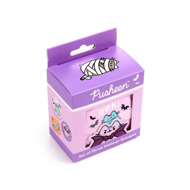 Pusheen die Katze Halloween -Set von 3 Make -up -Schwämmen