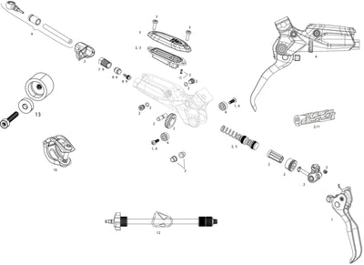 SRAM -Scheibenbremse G2 Ultim. Fr.950mm schwarz