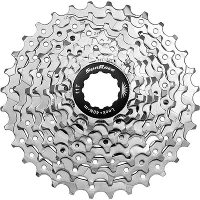 Spanninga Sunrace Kassette CSM96 9V 11-32T Neusilber (10 Stück)