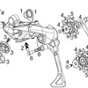 Sram achterderailleur x01 dh rear derail. x01 dh short cage 26t