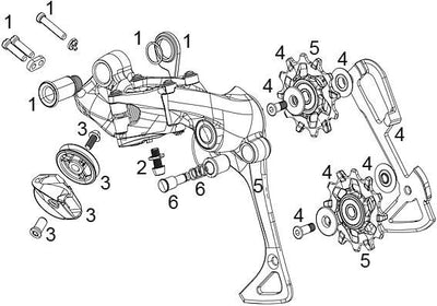 SRAM HINTERSAGE. X01 DH Medium Cage 28t