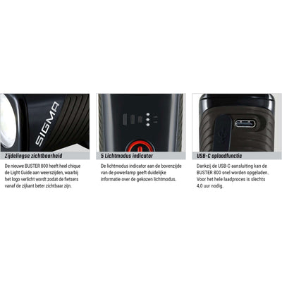 Beleuchtungsset Sigma Buster 800 USB + Buster Rl 80 Flash USB