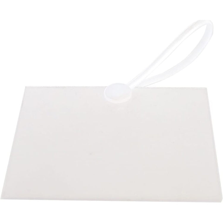 Preiskartenhalter mit Loop 6x5 cm (10)