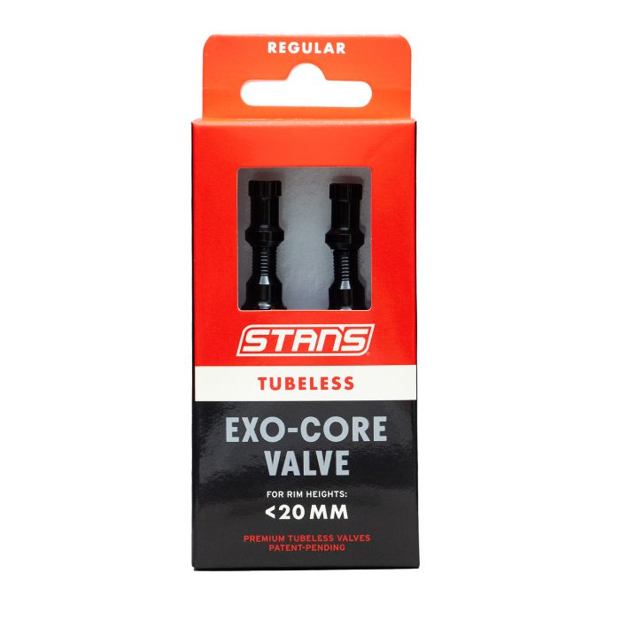 Stans Stans schlauchlose Exo-Core-Ventile – normal – schwarz