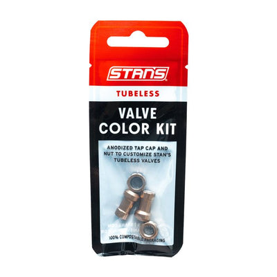 Stans Stans Tubeless-Ventil-Farbset – Kupfer