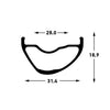 Stan's Stan's Arch MK4 Felge – 27,5'' – 28 Loch – Schwarzgrau