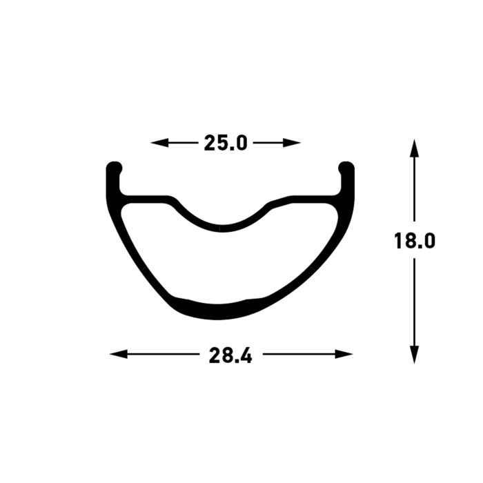Stan's Crest MK4 Felge – 27,5'' – 28 Loch – Schwarzgrau