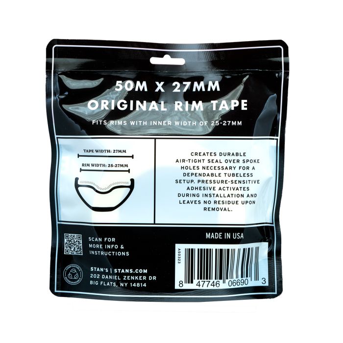 Stan's Felgenband (50 m) – 27 mm