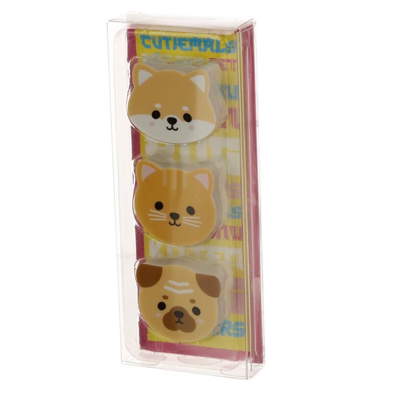 Set von 3 Adoramals Pug Kat Shiba Inu Gummen