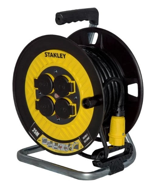 Stanley Kabeltrommel 25m Schuko H07RNF 3x1,5 mm² (Typ C) - sta274878