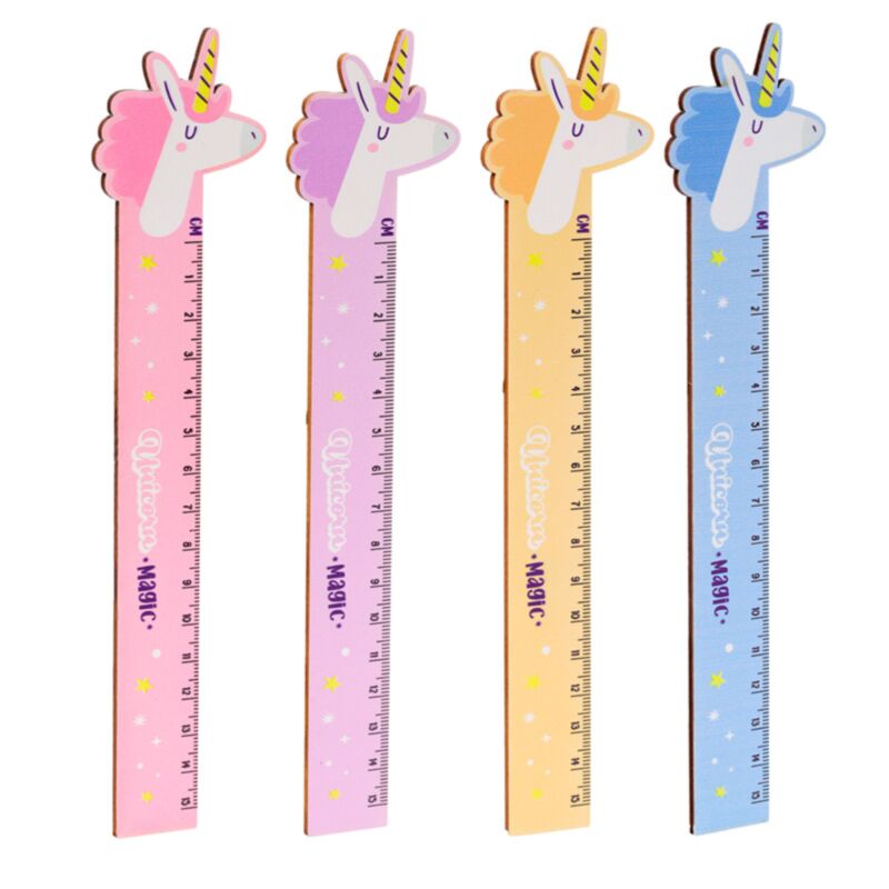 Einhornmagie Holz Herrscher 15cm