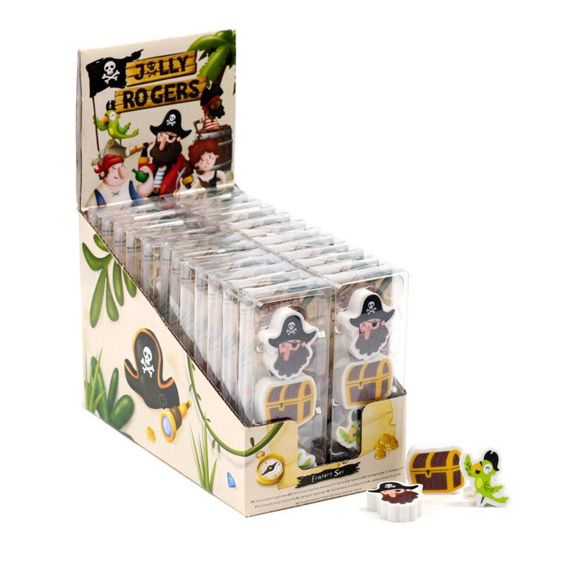Set von 3 Jolly Roger Piraten Gummen