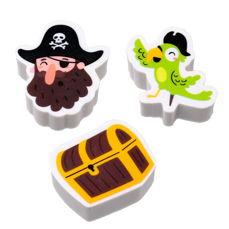 Set von 3 Jolly Roger Piraten Gummen