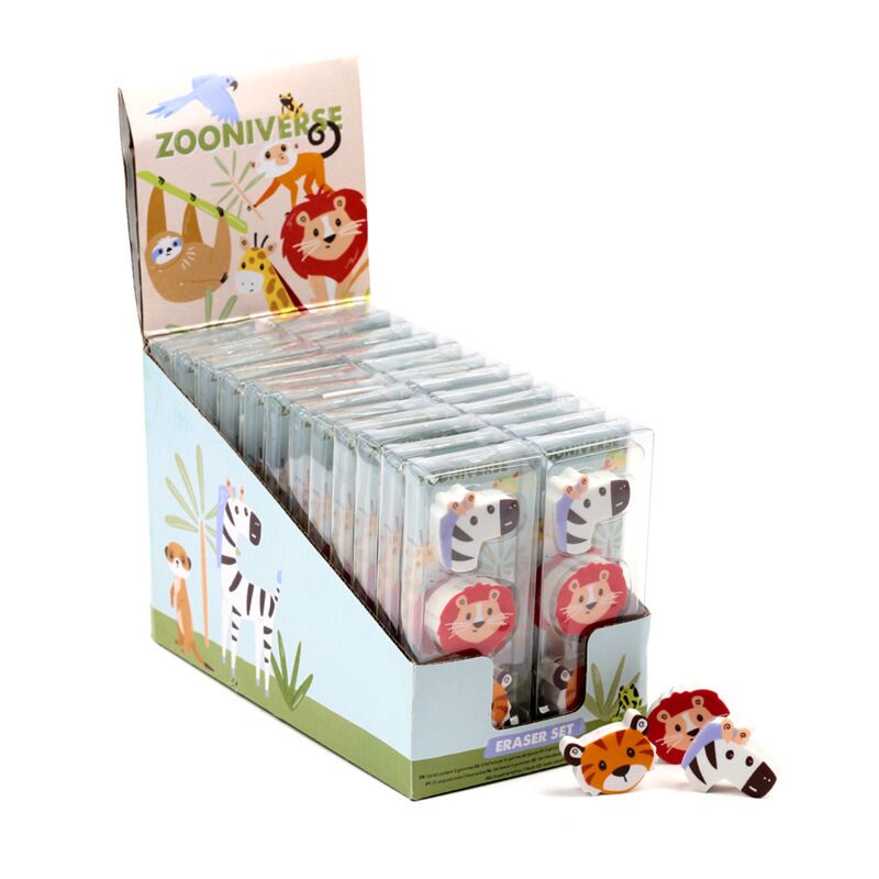 Set von 3 Jon -Verse Gummieren