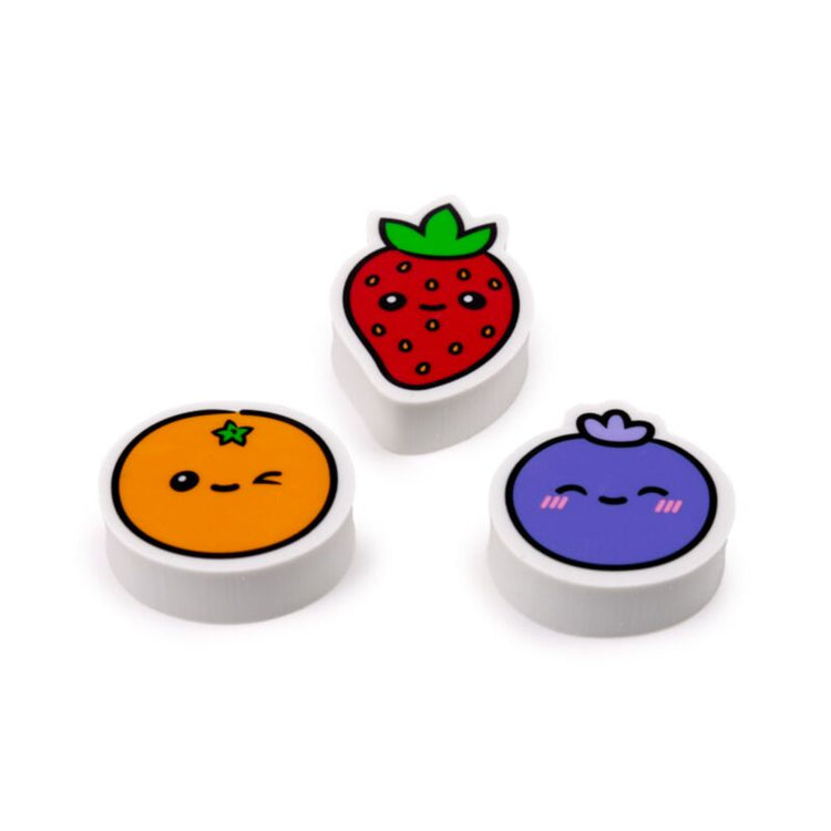 Set von 3 Foodiemals Obstgummern