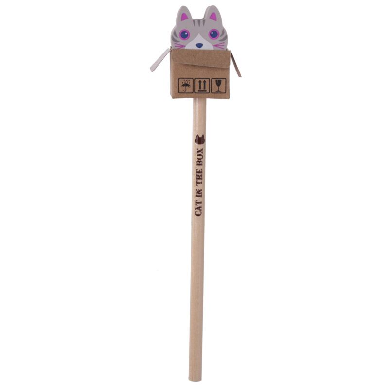 Katze in Box - Zahnfleischstift