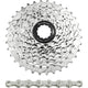 Spanninga Sunrace Combipack CSM66 8V 11-32T mit Kette CNM84