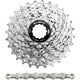 Spanninga Sunrace Combipack CSR91 9V 11-25T mit Kette CNM94
