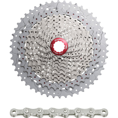 Spanninga Sunrace Combipack MX8 11V 11-46T mit Kette CN11A