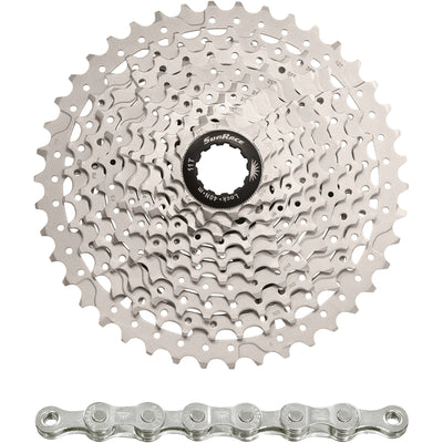 Spanninga Sunrace Kassette CSMS3 10V 11-42T Metallic (10 Stück)