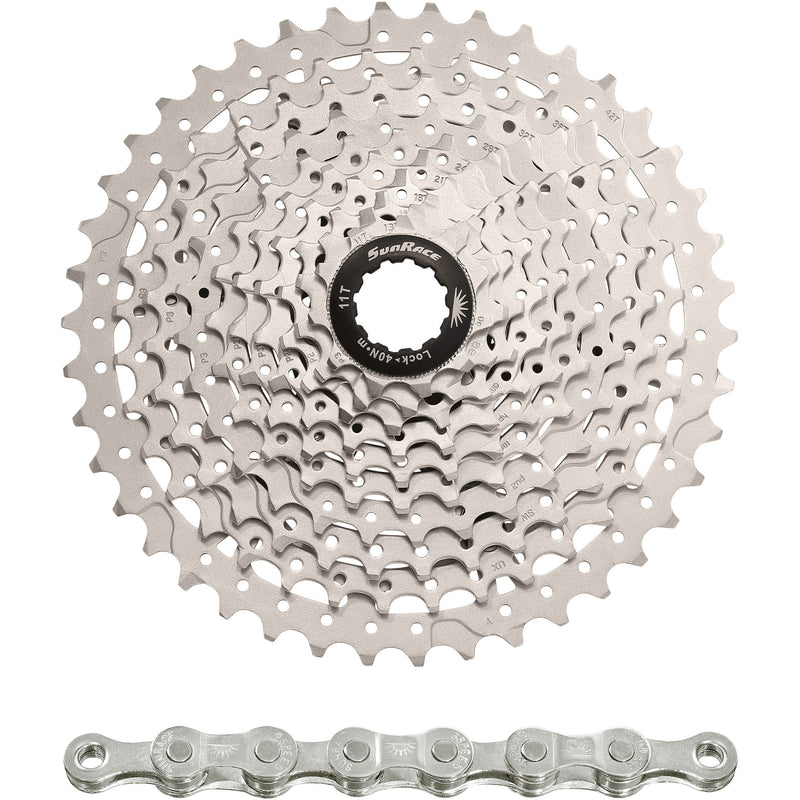 Spanninga Sunrace Kassette CSMS3 10V 11-42T Metallic (10 Stück)