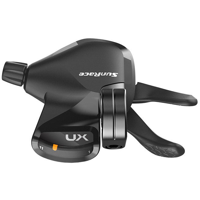 Spanninga Sunrace Schalthebel U-Serie DLU951 9V mit Display Push-Push schwarz