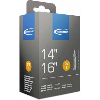 Schwalbe Innenschlauch 14 16 Zoll (37-288 40-305) DV 32 mm